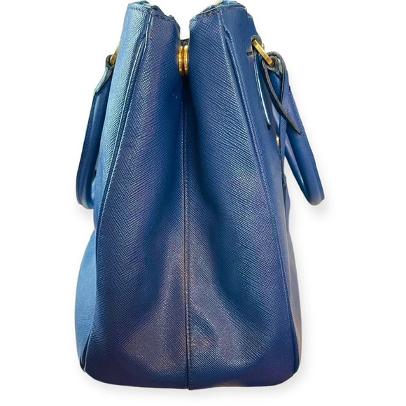 PRADA Galleria Lux Large Saffiano Double Zip Satchel Tote - Picture 10 of 16